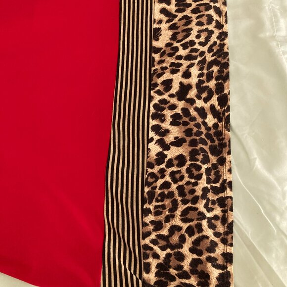 Coco Bianco animal print and red tunic - Picture 2 of 5